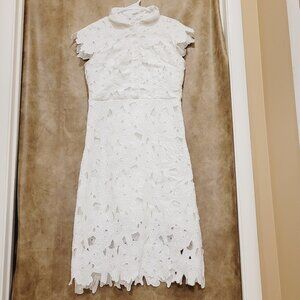 Flower Cutout Midi Dress